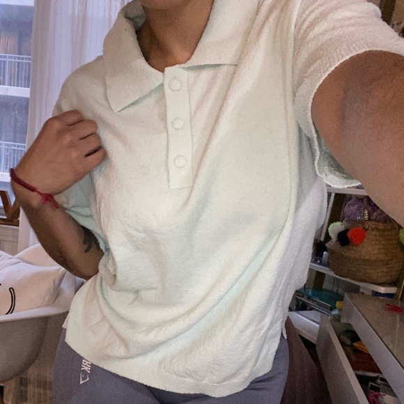 SOLD Club Monaco Nylon t-shirt π - Picture 4 of 8